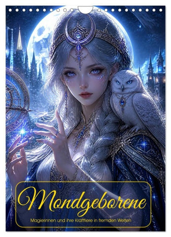 Mondgeborene (Wandkalender 2027 DIN A4 hoch), CALVENDO Monatskalender