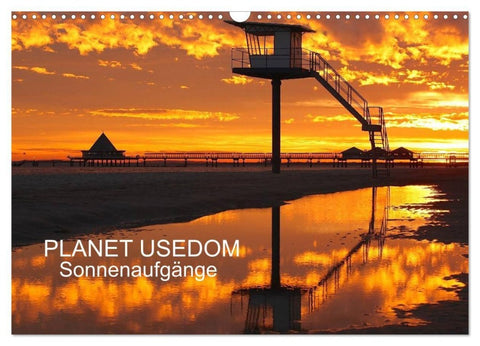PLANET USEDOM Sonnenaufgänge (Wandkalender 2027 DIN A3 quer), CALVENDO Monatskalender