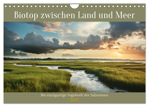 Biotop zwischen Land und Meer (Wandkalender 2027 DIN A4 quer), CALVENDO Monatskalender