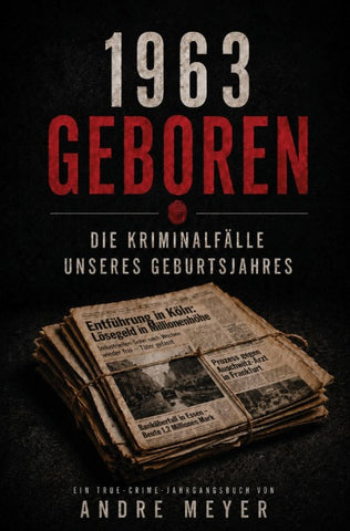 1963 geboren - Die Kriminalfälle unseres Geburtsjahres