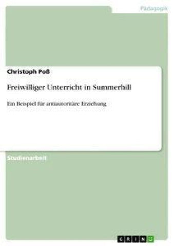 Freiwilliger Unterricht in Summerhill