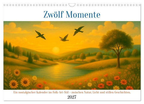 Zwölf Momente (Wandkalender 2027 DIN A3 quer), CALVENDO Monatskalender