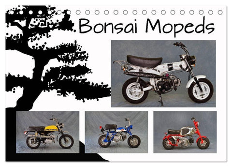 Bonsai Mopeds (Tischkalender 2027 DIN A5 quer), CALVENDO Monatskalender