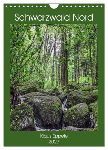 Schwarzwald Nord (Wandkalender 2027 DIN A4 hoch), CALVENDO Monatskalender
