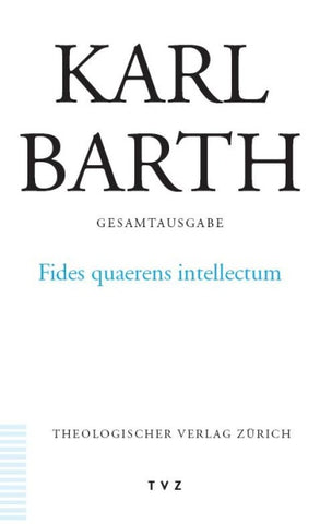 Karl Barth Gesamtausgabe