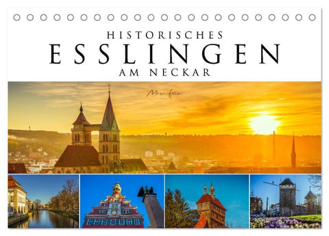 Historisches Esslingen am Neckar 2027 (Tischkalender 2027 DIN A5 quer), CALVENDO Monatskalender