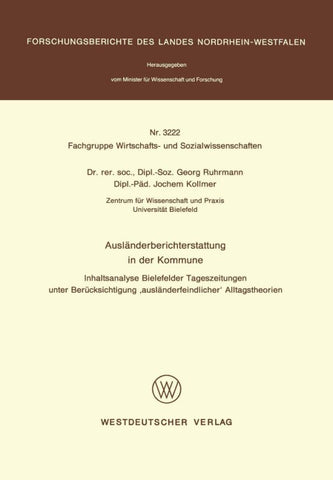 Ausländerberichterstattung in der Kommune