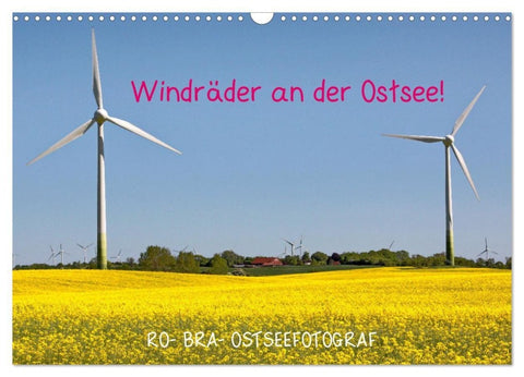 Windräder an der Ostsee! (Wandkalender 2027 DIN A3 quer), CALVENDO Monatskalender