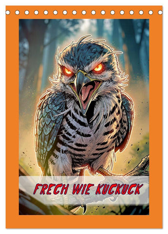 Frech wie Kuckuck (Tischkalender 2027 DIN A5 hoch), CALVENDO Monatskalender