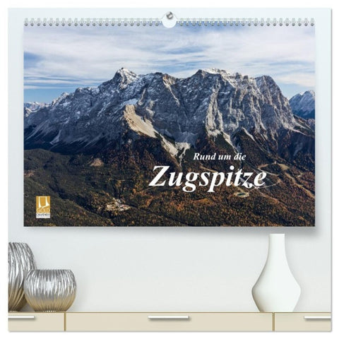 Rund um die Zugspitze (hochwertiger Premium Wandkalender 2027 DIN A2 quer), Kunstdruck in Hochglanz