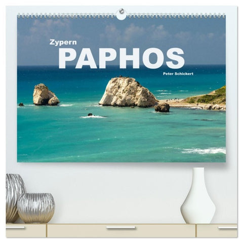 Zypern - Paphos (hochwertiger Premium Wandkalender 2026 DIN A2 quer), Kunstdruck in Hochglanz