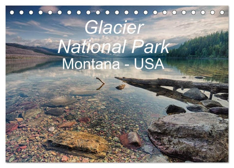 Glacier National Park Montana - USA (Tischkalender 2026 DIN A5 quer), CALVENDO Monatskalender