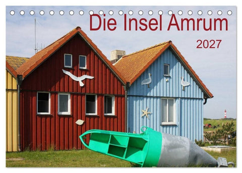 Die Insel Amrum (Tischkalender 2027 DIN A5 quer), CALVENDO Monatskalender