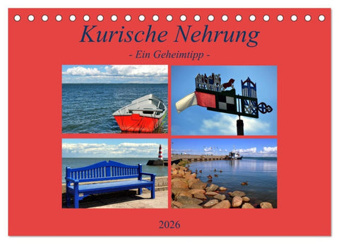 Kurische Nehrung - ein Geheimtipp (Tischkalender 2026 DIN A5 quer), CALVENDO Monatskalender