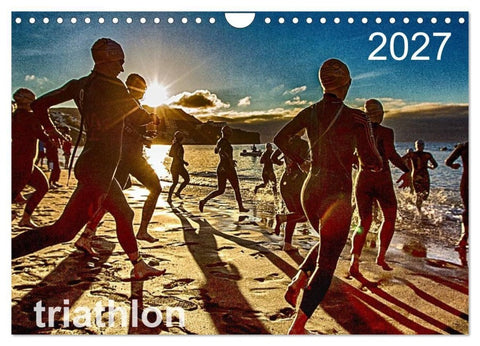 TRIATHLON 2027 (Wandkalender 2027 DIN A4 quer), CALVENDO Monatskalender