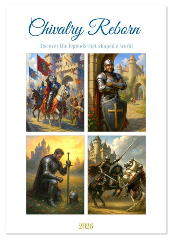 Chivalry Reborn (Wall Calendar 2026 DIN A3 portrait), CALVENDO 12 Month Wall Calendar