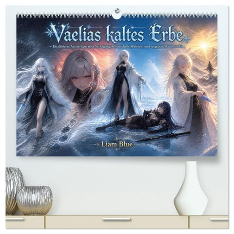 Vaelias kaltes Erbe (hochwertiger Premium Wandkalender 2027 DIN A2 quer), Kunstdruck in Hochglanz