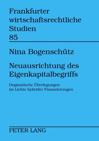 Neuausrichtung des Eigenkapitalbegriffs