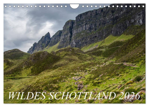 Wildes Schottland 2026 (Wandkalender 2026 DIN A4 quer), CALVENDO Monatskalender