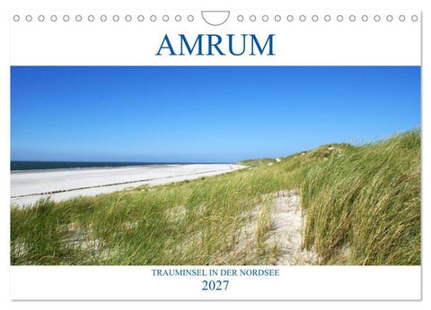 Amrum - Trauminsel in der Nordsee (Wandkalender 2027 DIN A4 quer), CALVENDO Monatskalender