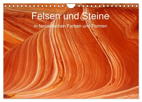 Felsen und Steine in fantastischen Farben und Formen (Wandkalender 2026 DIN A4 quer), CALVENDO Monatskalender