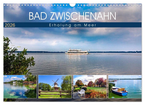 Bad Zwischenahn - Erholung am Meer (Wandkalender 2026 DIN A3 quer), CALVENDO Monatskalender