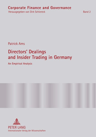 Directors’ Dealings and Insider Trading in Germany