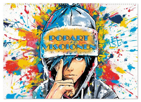 Popart Visionen (Wandkalender 2027 DIN A2 quer), CALVENDO Monatskalender