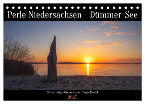 Perle Niedersachsen - Dümmer-See (Tischkalender 2027 DIN A5 quer), CALVENDO Monatskalender