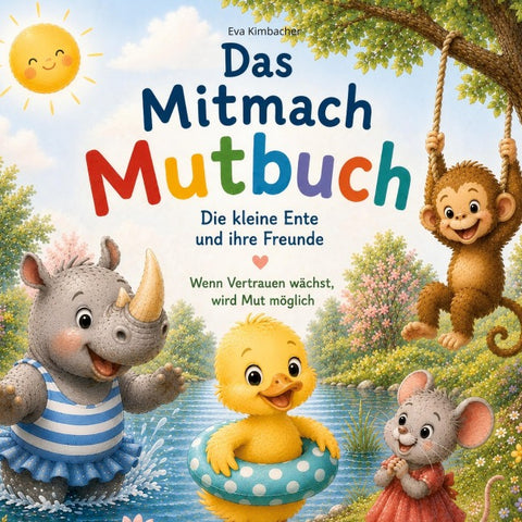 Das Mitmach-Mutbuch Die kleine Ente und ihre Freunde.