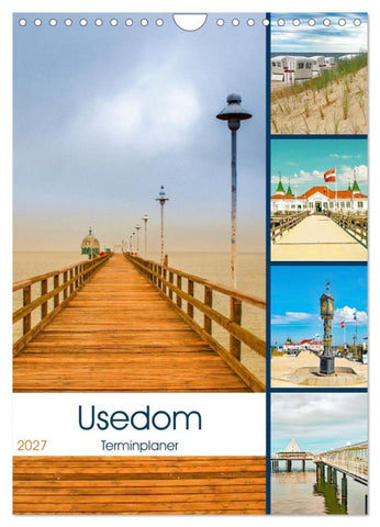 Usedom - Terminplaner (Wandkalender 2027 DIN A4 hoch), CALVENDO Monatskalender