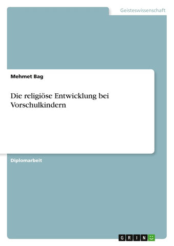 Die religiöse Entwicklung bei Vorschulkindern