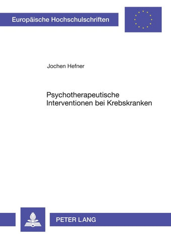 Psychotherapeutische Interventionen bei Krebskranken