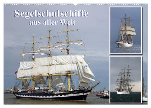 Segelschulschiffe aus aller Welt (Wandkalender 2027 DIN A2 quer), CALVENDO Monatskalender