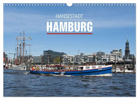 Hansestadt Hamburg (Wandkalender 2027 DIN A3 quer), CALVENDO Monatskalender