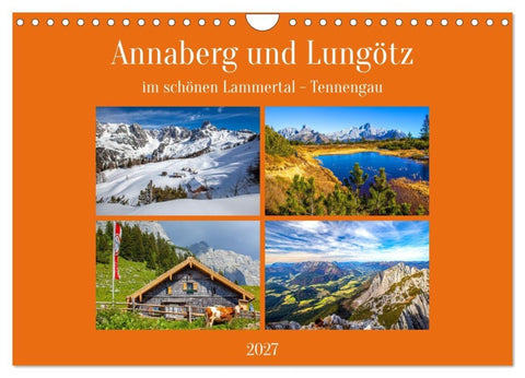 Annaberg und Lungötz (Wandkalender 2027 DIN A4 quer), CALVENDO Monatskalender