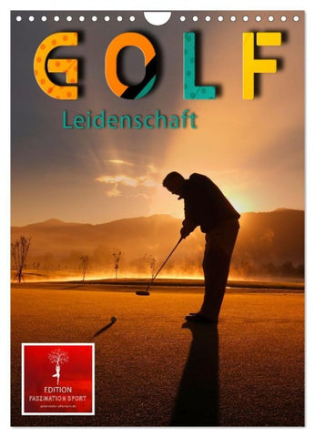 Golf Leidenschaft (Wandkalender 2027 DIN A4 hoch), CALVENDO Monatskalender