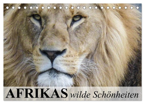 Afrikas wilde Schönheiten (Tischkalender 2026 DIN A5 quer), CALVENDO Monatskalender