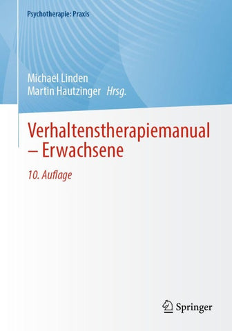 Verhaltenstherapiemanual – Erwachsene