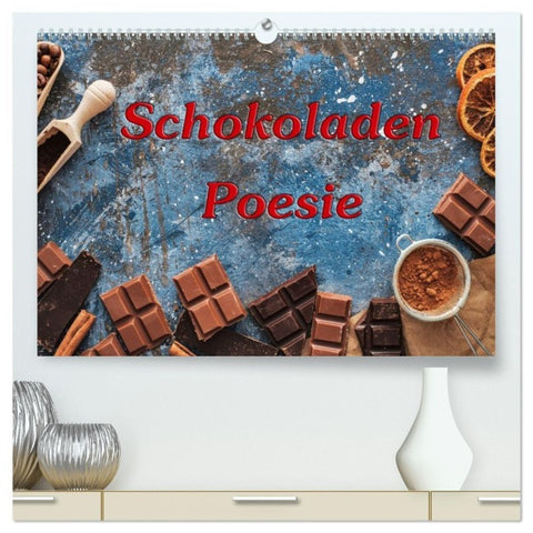 Schokoladen-Poesie (hochwertiger Premium Wandkalender 2027 DIN A2 quer), Kunstdruck in Hochglanz