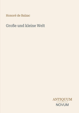 Große und kleine Welt