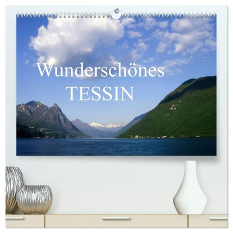 Wunderschönes Tessin (hochwertiger Premium Wandkalender 2027 DIN A2 quer), Kunstdruck in Hochglanz