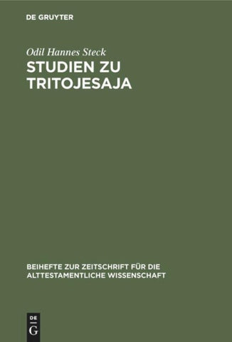Studien zu Tritojesaja