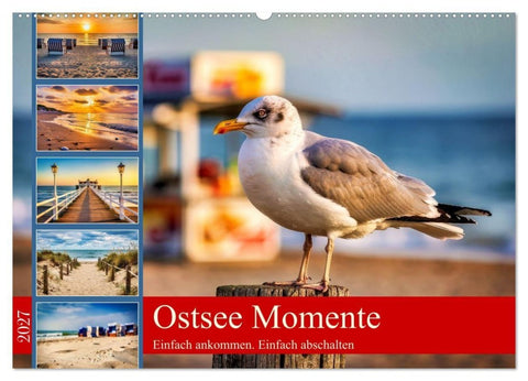 Ostsee Momente (Wandkalender 2027 DIN A2 quer), CALVENDO Monatskalender