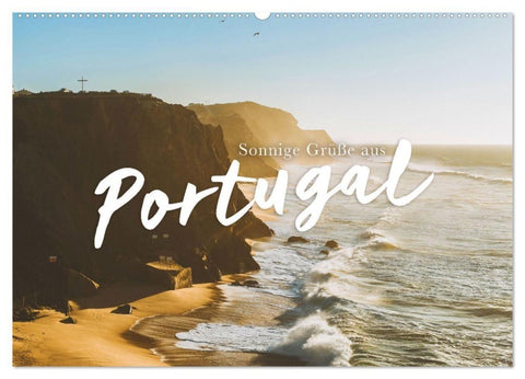 Sonnige Grüße aus Portugal (Wandkalender 2027 DIN A2 quer), CALVENDO Monatskalender