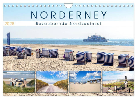 NORDERNEY Bezaubernde Nordseeinsel (Wandkalender 2026 DIN A4 quer), CALVENDO Monatskalender