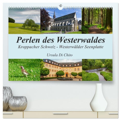 Perlen des Westerwaldes (hochwertiger Premium Wandkalender 2027 DIN A2 quer), Kunstdruck in Hochglanz