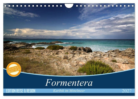 Formentera - Karibik im Mittelmeer (Wandkalender 2027 DIN A4 quer), CALVENDO Monatskalender