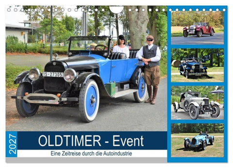 OLDTIMER-Event (Wandkalender 2027 DIN A4 quer), CALVENDO Monatskalender
