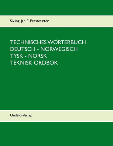 Technisches Wörterbuch Deutsch-Norwegisch